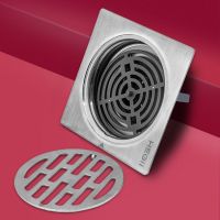 卫浴加厚304不锈钢地漏卫生间厨房防臭下水道淋浴房洗衣机