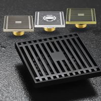 9厘不锈钢方形地漏加厚浴室阳台卫生间防臭大排量地漏洗衣机地漏