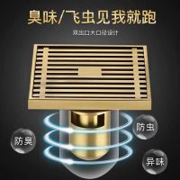 新款全铜地漏防臭防返水防蚊虫卫生间洗衣机阳台淋浴房