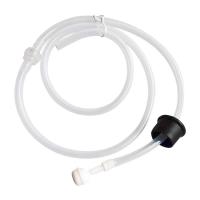 皂液器洗洁精按压喷头小孔大孔可接延长管304不锈钢拉丝软管通用