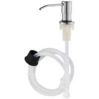 厨房304不锈钢皂液器通用水槽洗涤剂洗菜盆延长管洗洁精按压器瓶