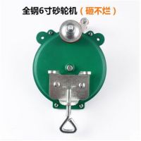 家庭用手摇砂轮机 磨刀机 手摇型带轴承打磨工具 多工能手磨机