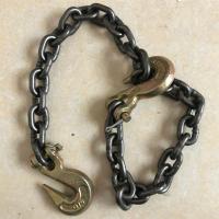 70级羊角抓钩石材捆绑拖拽锁链双钩吊索具吊车叉拖车链条钩