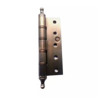 6寸304不锈钢玫瑰金合页头平开铰链别墅大门铜门合页加厚