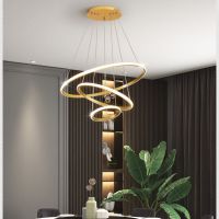 新款led北欧轻奢卧室灯客厅灯全屋套餐吸顶灯亚克力灯