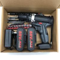 锂电钻88vf冲击款充电钻锂电钻手电钻手枪钻电丝刀