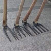 1.5米锻打锄头 老式锄 尖齿耙 多齿耙 松土锄 四齿耙 二齿耙