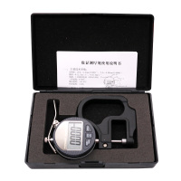 数显百分千分测厚规 厚度规0.001mm纸张薄膜布料皮革板材胶带测量