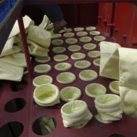 工业除尘器布袋氟美斯耐腐蚀玻纤毡覆膜生物质燃煤锅炉