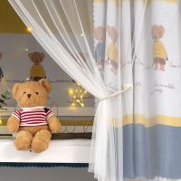 床帘上铺学生宿舍遮挡帘下铺女生窗帘强遮光帘子用品寝室布帘