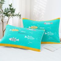 枕巾一对装五层棉纱布四季学生儿童成人家用情侣枕巾