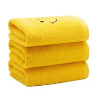 可爱笑脸刺绣毛巾棉洗脸家用速干成人情侣柔软吸水不掉毛