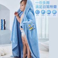 婴儿浴巾新生儿成人比棉柔吸水宝宝儿童洗澡大毛巾四季中厚款