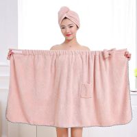 浴巾可穿浴裙成人裹胸女性感比棉吸水柔软可爱个性日式大浴巾