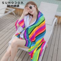 居家外出个性浴巾沙滩巾,时尚海洋系列游泳巾披巾速干包巾洗澡巾