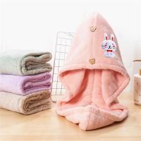 双层涤锦珊瑚绒干发帽女速干新款加厚强吸水成人擦头发包头毛巾