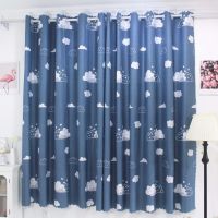 简易窗帘成品短帘半帘飘窗客厅卧室出租房窗帘布