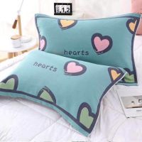 新品新款棉枕巾一对装加厚纱布网红成人糖果色情侣不起球