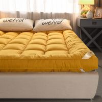 加厚羽绒棉10cm床垫可折叠1.5m1.8米单双人学生宿舍软床褥子垫被