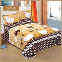 冬季加绒床单双面绒单件双人毛毯珊瑚绒法兰绒毛毯毯子毛毛床单