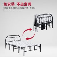 折叠床单人床家用简易双人床办公室午休床出租屋铁床1m1.2米1.5米