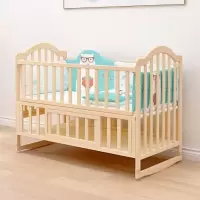 婴儿床拼接大床实木无漆bb床多功能宝宝床新生儿摇篮可移动儿童床