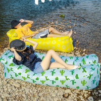 音乐节户外充气沙发床气垫床便携式加厚折叠免打气午休