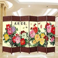 屏风隔断中式客厅双面简易折叠进门玄关墙移动折屏现代饭店养生