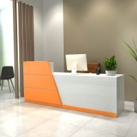 收银台柜台简约现代美容院便利店服装店小型吧台桌公司前台接待台7天内发货