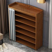 鞋柜家用进门口鞋架简易鞋柜大容量宿舍带背板封闭鞋架子