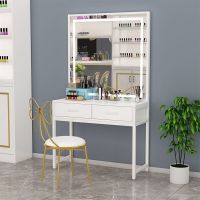 影楼化妆台带灯彩妆婚纱店梳妆台培训美容院化妆师化妆桌