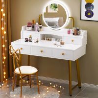 梳妆台小型卧室现代简约收纳柜一体化妆桌小户型多功能化妆台