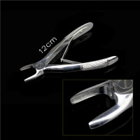 万向华创儿童 蛀牙 乳牙 拔牙钳 拔牙钳子 不锈钢 口腔手术器械 牙科 齿科 材料 套装 儿童拔牙钳 大弯头不闭合三齿