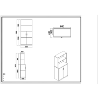 世服 SF-0824 定制书柜