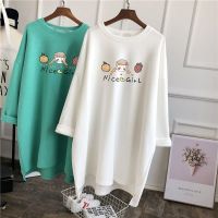 2021韩版秋装新款大码女装胖mm宽松大版t棉质中长款长袖t恤女上衣