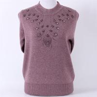 妈妈羊毛衫半高领秋冬装中老年女羊绒衫套头加厚毛衣奶奶女装上衣