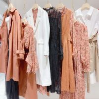 2021春夏新款大码连衣裙中长款宽松显瘦妈妈装百搭高腰打底裙子女