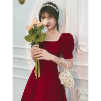 敬酒服新娘2021新款平时可穿结婚订婚晚礼服裙女答谢宴会气质