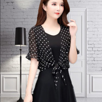 2021大码小外套雪纺小披外搭肩防晒短外套开衫小外套单件披肩