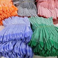 12双条纹夏季薄款尼龙线透气工作手套劳保弹力开车防晒男女用