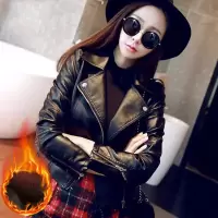 春秋装皮衣女短款韩版修身显瘦机车pu小皮衣克大码潮外套