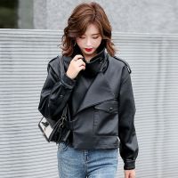 江疏影同款海宁皮皮衣女短款秋冬韩版宽松机车绵羊皮夹克小外套