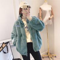 韩版仿貂绒皮草外套女ins潮2021新款秋冬时尚宽松加厚毛绒上衣女