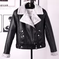 2020新款小皮衣女短款修身加绒加厚皮夹克学生机车黑色秋冬外套女