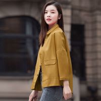 2021新款海宁皮皮衣女短款韩版休闲宽松大码皮夹克洋气小外套