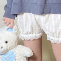 南瓜裤lolita安全裤女防走光jk打底裤夏天薄款日系白色棉打底裤