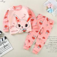 儿童内衣套装棉宝宝秋衣秋裤0-8岁男童女童睡衣婴儿衣服春秋装