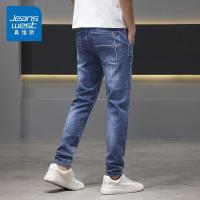 真维斯春夏牛仔裤男直筒修身韩版潮流男士长裤休闲裤男款裤子春夏