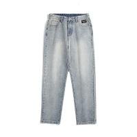 真维斯裤子高街潮ins美式复古水洗牛仔裤男春夏秋修身小脚直筒裤