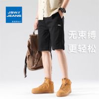 真维斯旗下JSW 夏季休闲短裤男潮牌修身工装裤帅气显瘦五分直筒裤